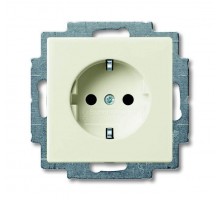 Розетка Schuko Basic 55 16А 250В chalet-white ABB 2CKA002011A6144