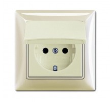 Розетка Schuko Basic 55 16А 250В в сборе IP44 сл. кость ABB 2CKA002018A1504