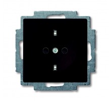 Розетка Schuko Basic 55 16А 250В защ. шторки черн. ABB 2CKA002013A5338