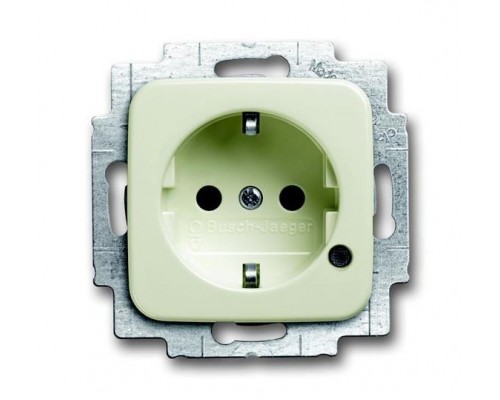 Розетка Schuko Duro с индикацией LED сл. кость ABB 2CKA002013A5280