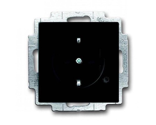 Розетка Schuko Future с индикацией LED черн. бархат ABB 2CKA002013A5330