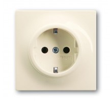 Розетка Schuko Impuls 16А 250В сл. кость ABB 2CKA002011A6224