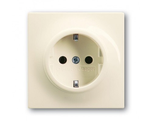 Розетка Schuko Impuls 16А 250В сл. кость ABB 2CKA002011A6224