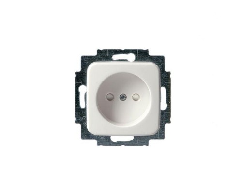 Розетка Schuko Jussi 16А 250В без заземл. винт. клеммы бел. ABB 2TKA000753G1