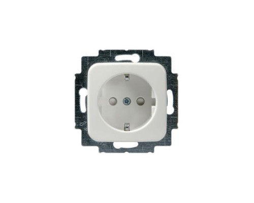 Розетка Schuko Jussi 16А 250В с заземл. зажимные клеммы бел. ABB 2TKA000684G1