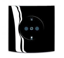 Розетка Schuko KS triton 16А 250В в корпусе сл. кость ABB 2CKA002013A5258