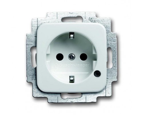 Розетка Schuko Reflex с индикацией LED бел. ABB 2CKA002013A5281