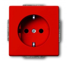 Розетка Schuko Solo/future 16А 250В защ. шторки оранж. ABB 2CKA002013A5324