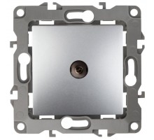 Розетка TV 12-3102-03 проходная алюм. ЭРА Б0027433