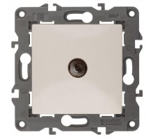 Розетка TV 14-3102-02 проходная Elegance сл. кость ЭРА Б0034297