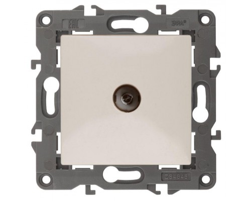 Розетка TV 14-3102-02 проходная Elegance сл. кость ЭРА Б0034297