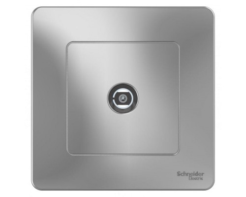 Розетка TV 1-м СП BLANCA алюм. SchE BLNTS000013