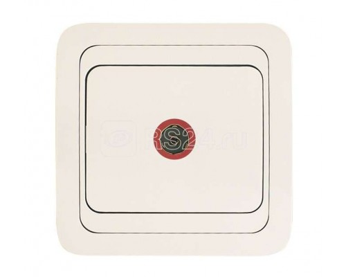 Розетка TV 1-м СП Mimoza 16А IP20 бел./бел. Makel 12007