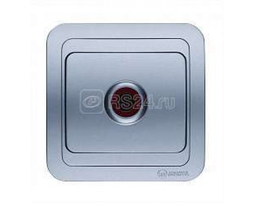 Розетка TV 1-м СП Mimoza 16А IP20 серебр./серебр. Makel 23407