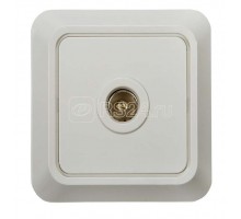 Розетка TV BOLLETO накл. 7027 бел. ASD / IN HOME 4680005959815