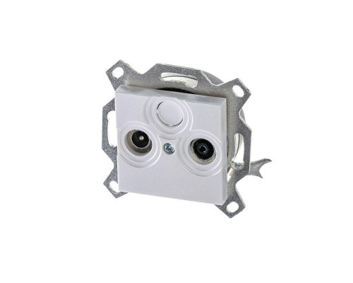 Розетка TV-R Levit проходная 7дБ жемчуж. ABB 2CHH083607A6068