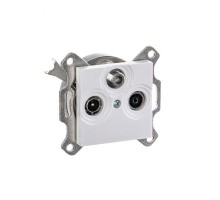 Розетка TV-R-SAT Levit единственная жемчуж. ABB 2CHH083303A6068