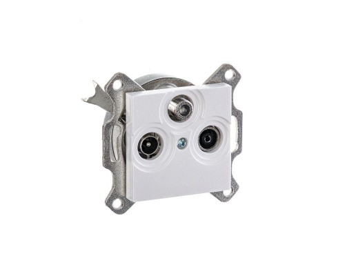 Розетка TV-R-SAT Levit единственная жемчуж. ABB 2CHH083303A6068