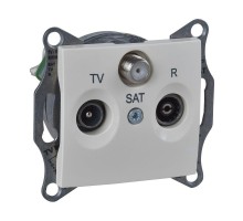 Розетка TV-R-SAT СП Sedna промежут. беж. SchE SDN3501247