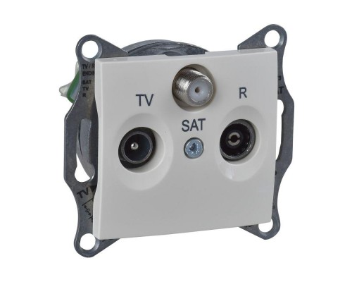 Розетка TV-R-SAT СП Sedna промежут. беж. SchE SDN3501247
