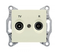 Розетка TV-R СП Sedna промежут. беж. SchE SDN3301347