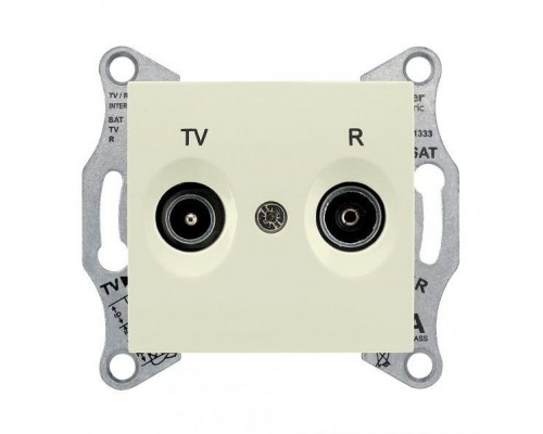 Розетка TV-R СП Sedna промежут. беж. SchE SDN3301347