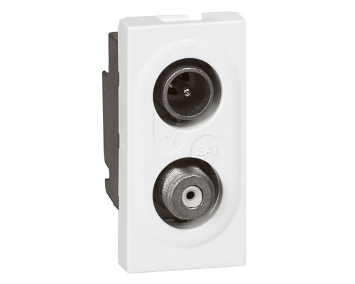 Розетка TV-SAT 1мод. Mosaic бел. Leg 078795