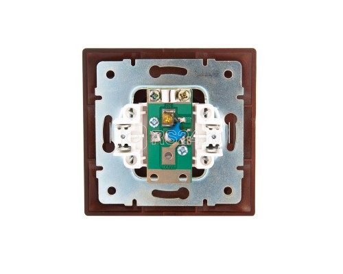 Розетка TV Мира оконечная вишня LEZARD 701-0601-130