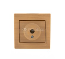 Розетка TV Мира оконечная ясень LEZARD 701-4747-130