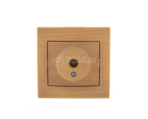 Розетка TV Мира оконечная ясень LEZARD 701-4747-130