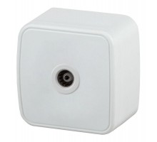 Розетка TV ОП Polo 3-301-01 одиночная IP20 бел. Intro Б0036101