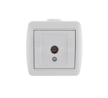 Розетка TV ОП Ната оконечная бел. LEZARD 710-0200-130