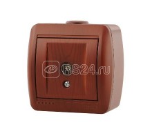 Розетка TV ОП Ната оконечная вишня LEZARD 710-0600-130