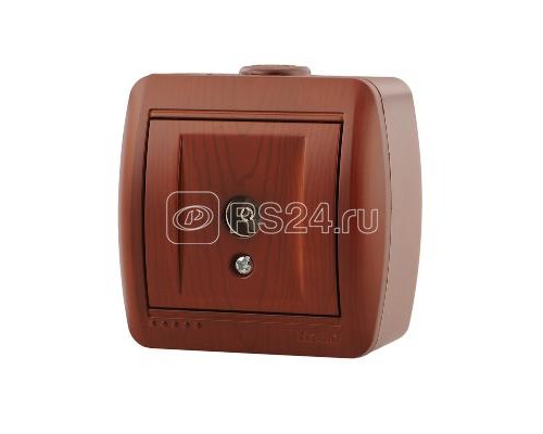 Розетка TV ОП Ната оконечная вишня LEZARD 710-0600-130
