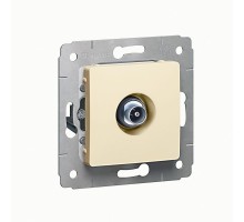 Розетка TV СП Cariva простая звезда сл. кость (DIY-упак.) Leg 695926