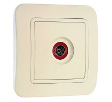 Розетка TV СП Lillium 16А IP20 крем/крем Makel 70207