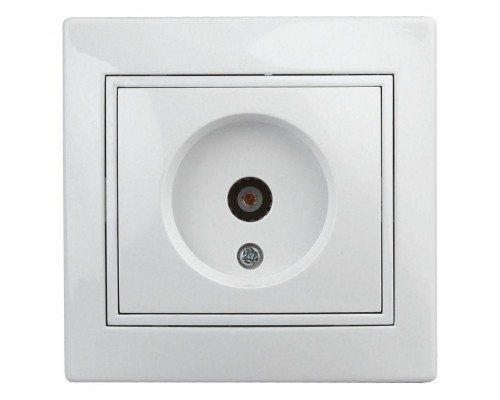 Розетка TV СП Plano 1Э-301-01 одиночная бел. Intro Б0038834
