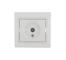 Розетка TV СП Мира оконечная бел./бел. LEZARD 701-0202-130