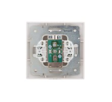 Розетка TV СП Мира оконечная жемчуж. бел./свет. корич. метал. LEZARD 701-3031-130