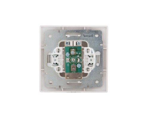 Розетка TV СП Мира оконечная жемчуж. бел./свет. корич. метал. LEZARD 701-3031-130
