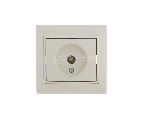 Розетка TV СП Мира оконечная крем/крем. LEZARD 701-0303-130