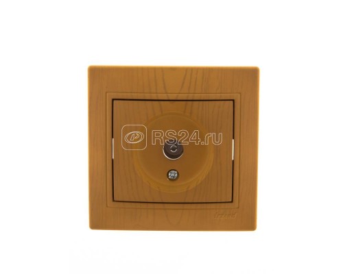 Розетка TV СП Мира оконечная ольха LEZARD 701-0701-130