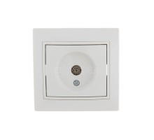Розетка TV СП Мира проходная бел./бел. LEZARD 701-0202-129