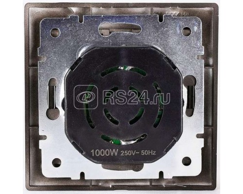 Розетка TV СП Мира проходная черн. бархат LEZARD 701-4242-129