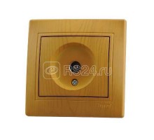 Розетка TV СП Мира проходная ольха LEZARD 701-0701-129