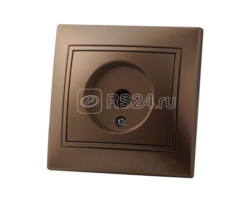 Розетка TV СП Мира проходная свет. корич. перламутр LEZARD 701-3131-129