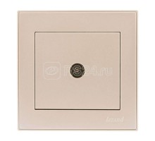 Розетка TV СП Рейн оконечная крем LEZARD 703-0303-130