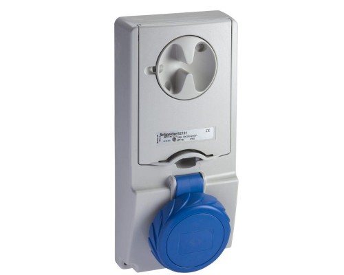 Розетка UNIKA 16А 2P-E 200-250В без защ. IP65 SchE 82181