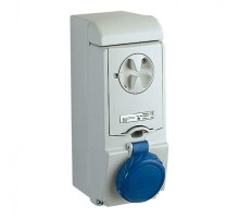 Розетка UNIKA 16А 2P-E 200-250В без защ. IP65 SchE 83181