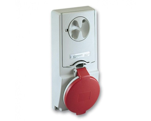 Розетка UNIKA 16А 2P-E 380-415В без защ. IP44 SchE 82134